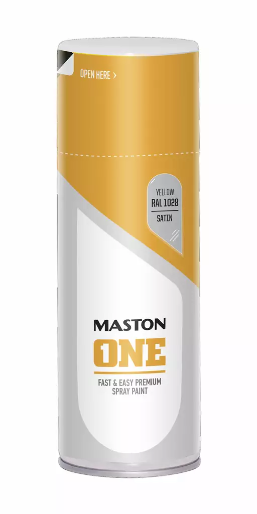 Maston ONE Spraymaali- Keltainen 400ml - Spraymaalit - 6412490022990 - 2