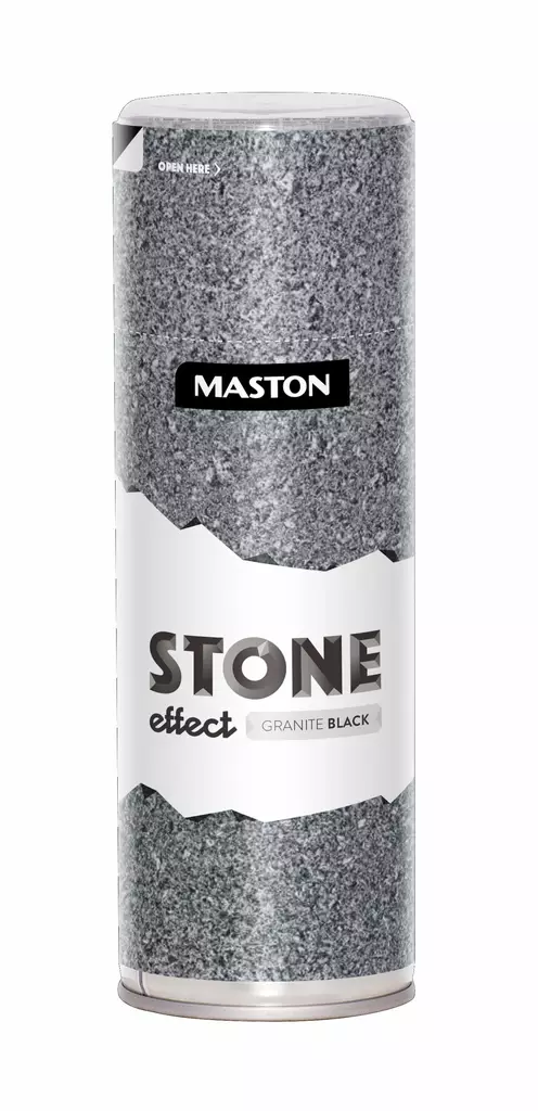 MASTON STONE EFFECT GRANITE BLACK 400ML - Maalit - 6412490036980 - 2