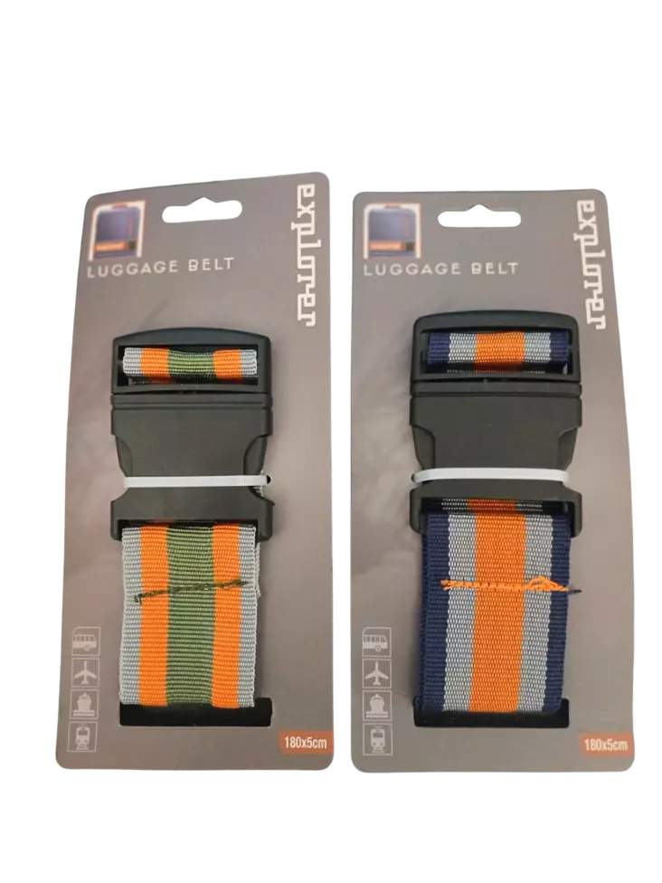 Matkalaukkuvyö 180cmx5cm - Matkalaukku tarvikkeet - 8720573604000 - 1