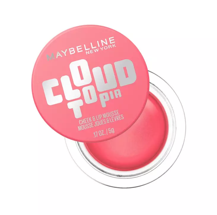 Maybelline New York Cloudtopia 16H Huuli- ja Poskimousse 7 Moonlit Rose 5g - Huulimeikit - 3600531717230 - 1