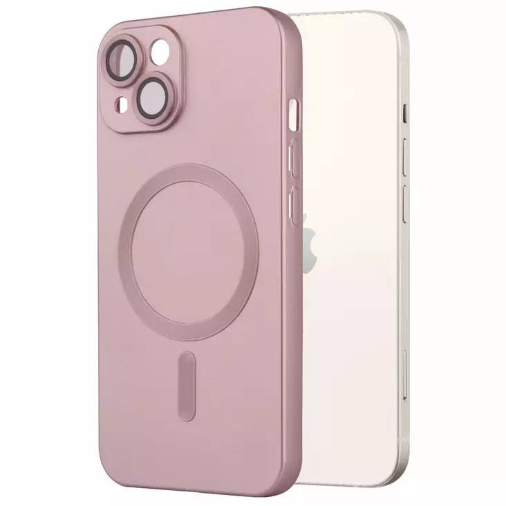 Mobia magsafe suoja iphone 14, ruusukulta - Puhelintarvikkeet ja laturit - 6430076524430 - 1