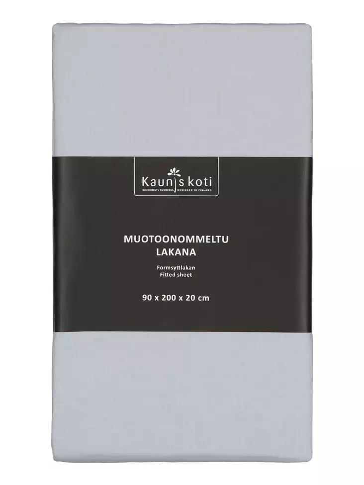 Muotoonommeltu lakana 90x200cm helm.sin. - Aluslakanat - 6418349049200 - 1