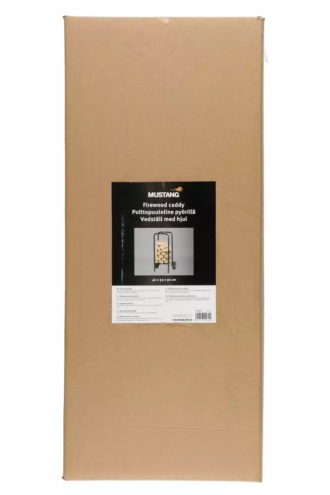 Mustang polttopuuteline pyörillä - Takka ja nuohoustarvikeet - 6410416102320 - 1