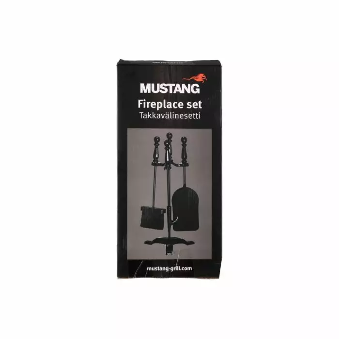 Mustang takkavälinesetti 3-os. - Takka ja nuohoustarvikeet - 6410416508030 - 1