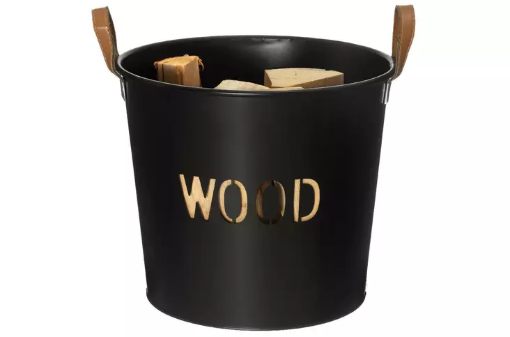 Mustang wood puunkantoämpäri - Takka ja nuohoustarvikeet - 6410413212770 - 5