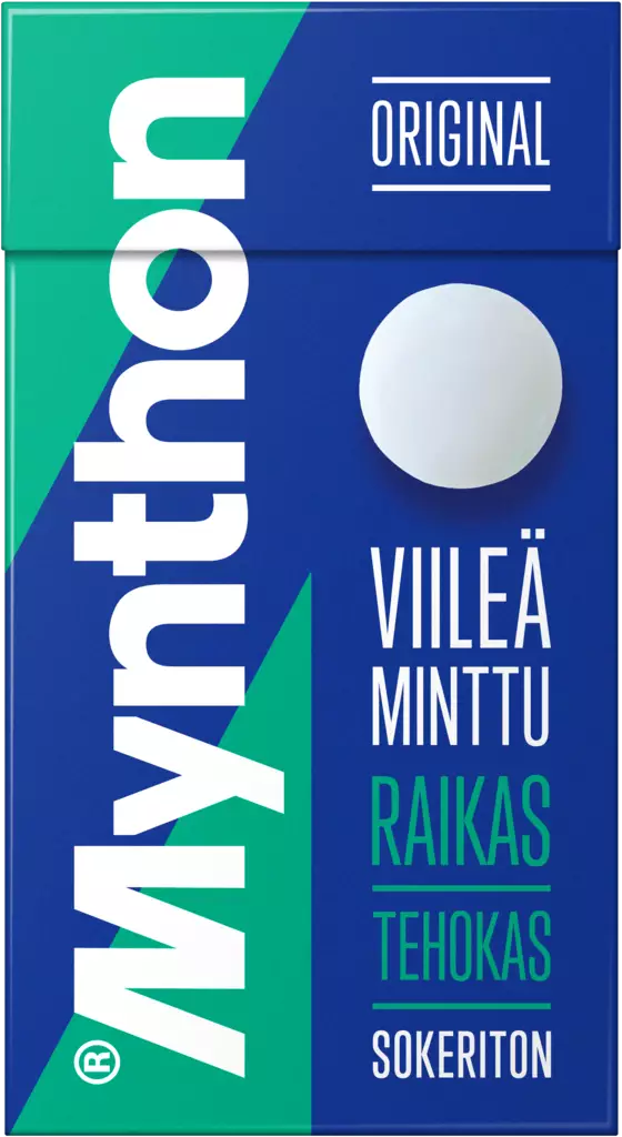 Mynthon Original viileä minttu sokton 39 - Karkit - 6420256910900 - 1