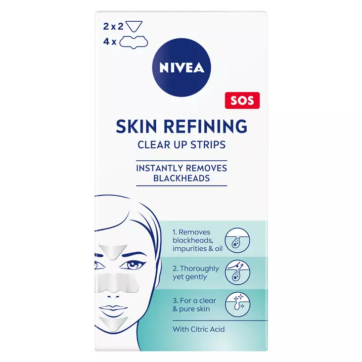 Nivea Clear Up strips syväpuhdistaja - Kasvonaamiot - 4005808185580 - 1