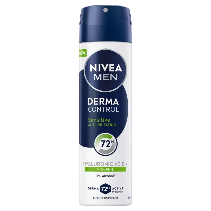NIVEA MEN Derma Control Sensitive Deo Spray antiperspirantti 150ml - Miesten deodorantit - 4006000199740 - 1