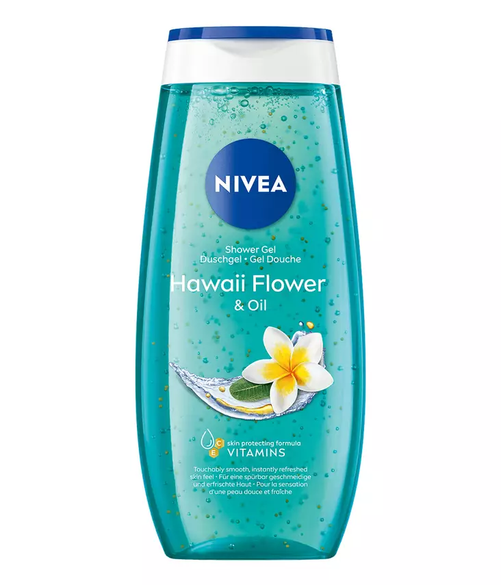 NIVEA 250ml Hawaii Flower & Oil Shower Gel -suihkugeeli - Suihkugeelit- ja saippuat - 4005900804310 - 1