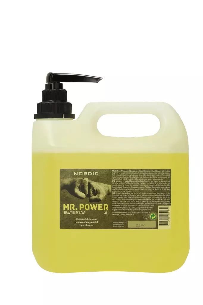 Nordic Mr.Power tehokäsiputsi 3L - Suihkugeelit- ja saippuat - 4740020000210 - 1