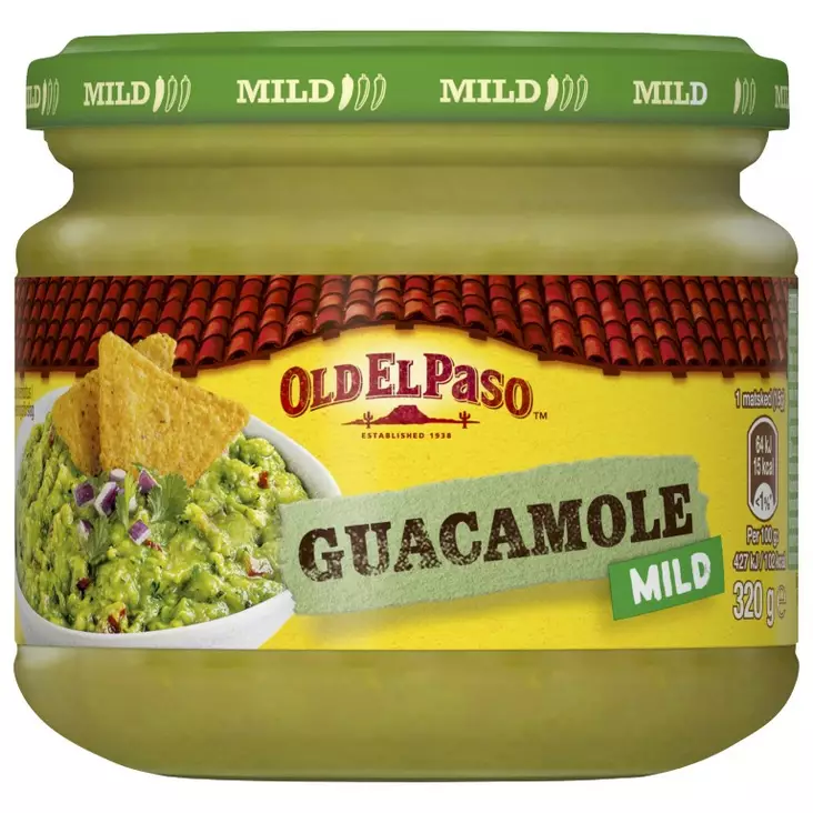 Old El Paso salsa Guacamole Dip 320g - Texmex - 8410076421890 - 1