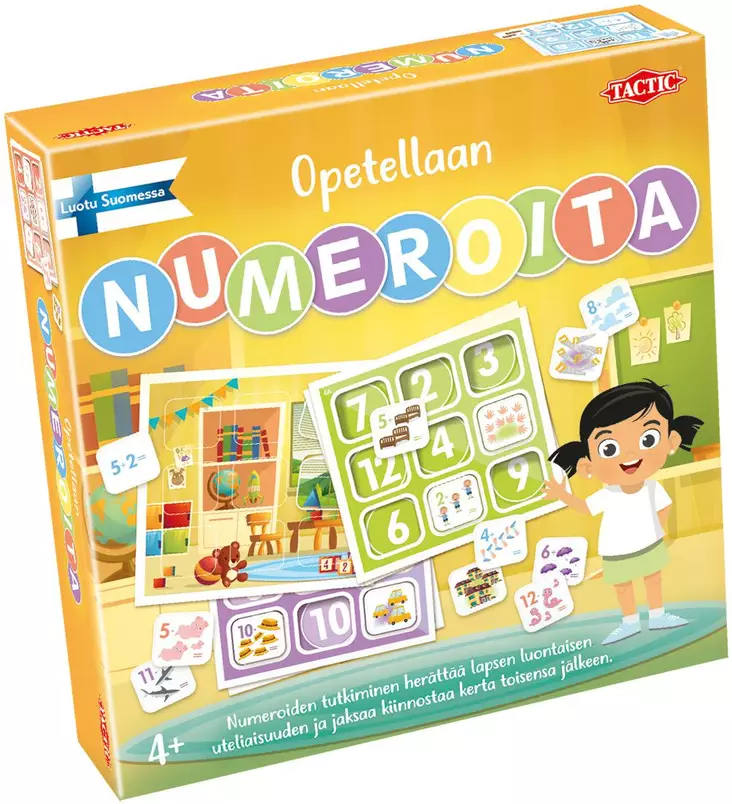 Opetellaan numeroita - Lautapelit ja seurapelit - 6416739582160 - 1