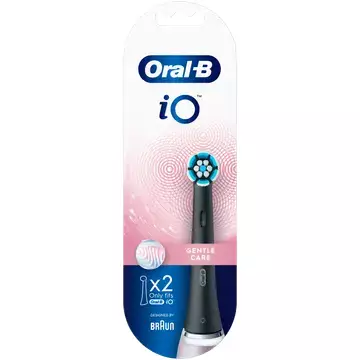 Oral-B iO Gentle Care Black vaihtoharja - Sähköhammasharjojen vaihtopäät - 4210201419020 - 1