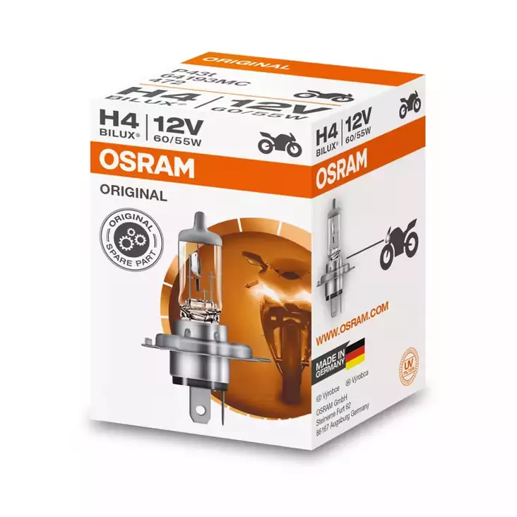 Osram H4 original - Halogen ajovalot ja polttimot - 4050300001470 - 1