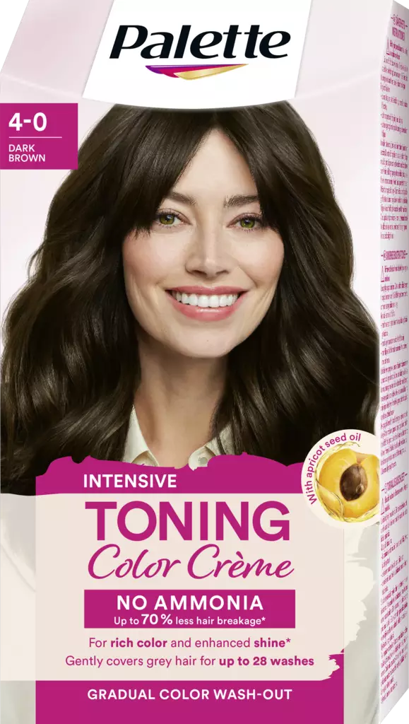 Palette kevytväri 4-0 Dark Brown - Hiusvärit - 7332531119580 - 1