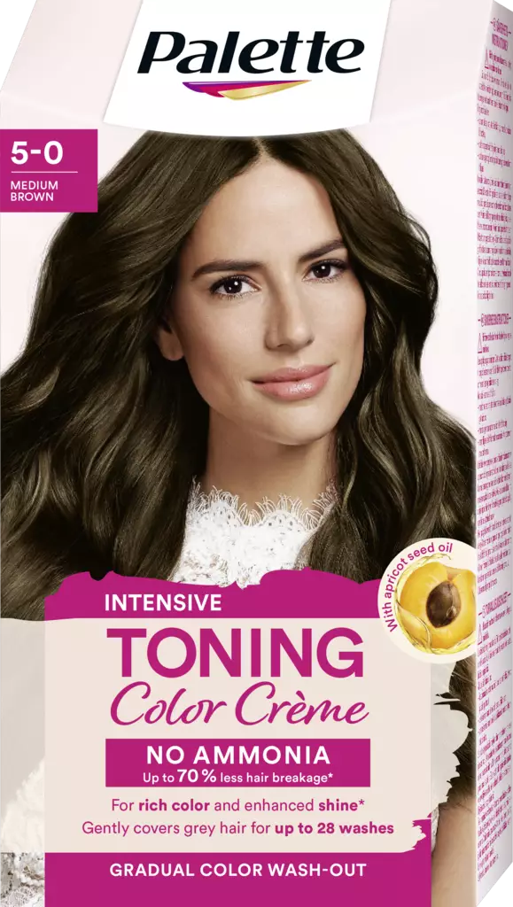 Palette kevytväri 5-0 Medium Brown - Hiusvärit - 7332531119740 - 1