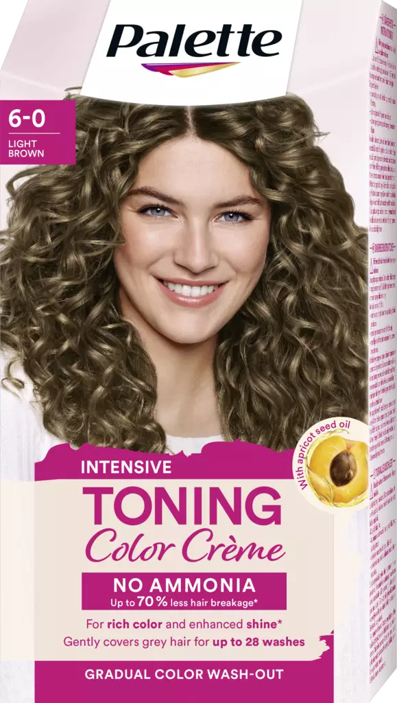 Palette kevytväri 6-0 Light Brown - Hiusvärit - 7332531119900 - 1