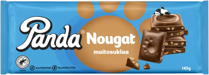 Panda Nougat maitosuklaalevy 145g - Suklaat - 6412500038720 - 1
