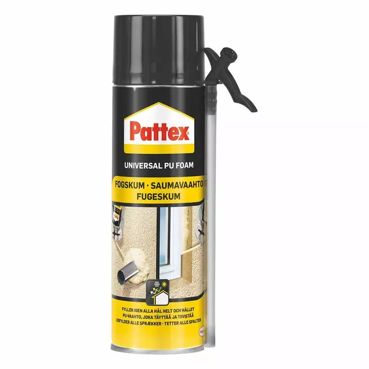 Pattex saumavaahto universal 500ml - Uretaanivaahdot - 7311380007170 - 1