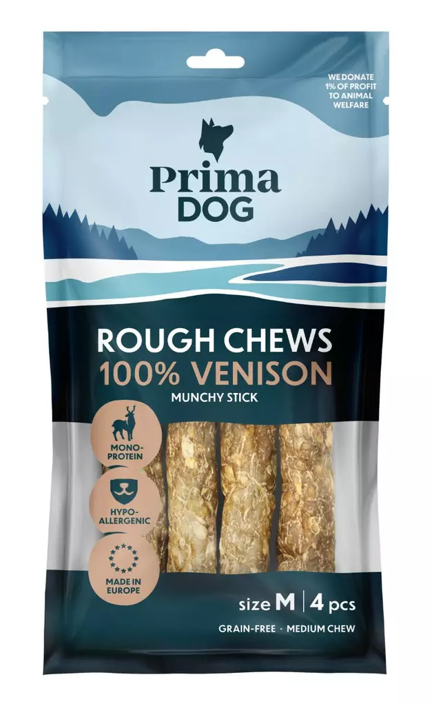 PD Rought Chews riista rouhepatukka M - Koiran luut - 6438554011090 - 1