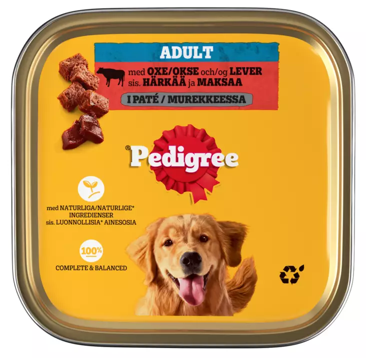 Pedigree härkä& maksa patee 300g - Koiran märkäruoat - 4008429714320 - 1