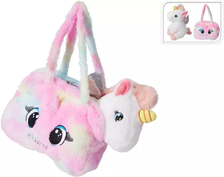 Yksisarvinen pehmolaukussa - Pehmolelut - 8721037596060 - 1