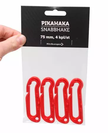 Pikahaka 75mm 4kpl - Kalaverkot ja verkkotarvikkeet - 6418252557540 - 1