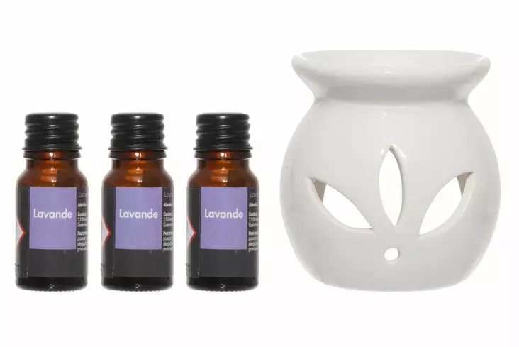 Polar tuoksulevitin ja öljyt laventeli - Tuoksukynttilät - 6410416410500 - 1