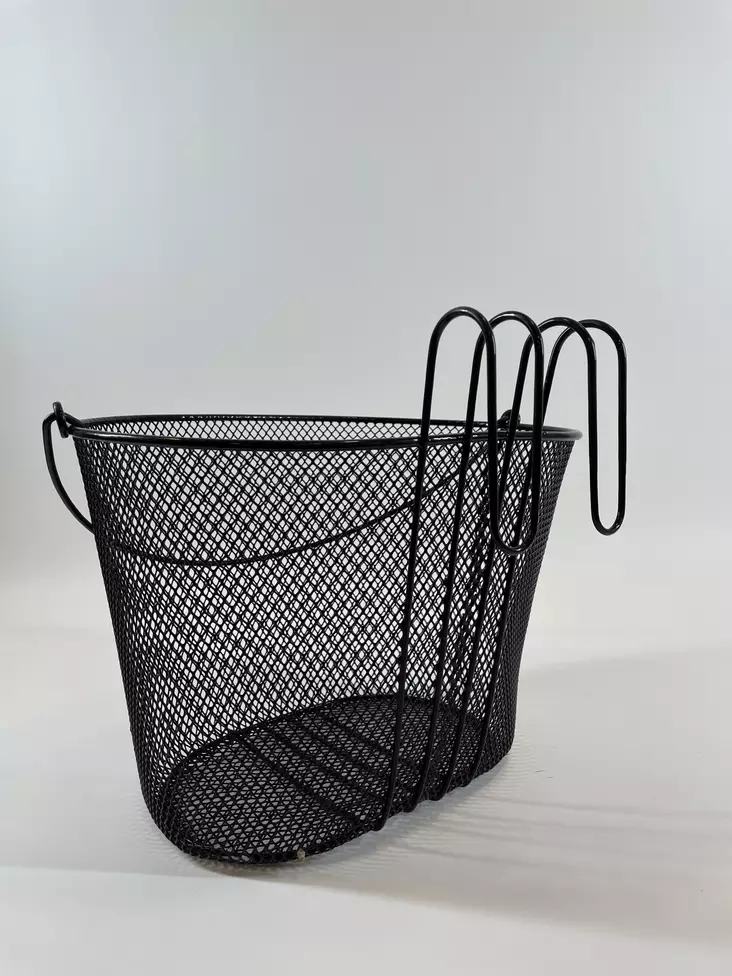 Polkupyörän etukori musta - Korit - 6438159095570 - 1