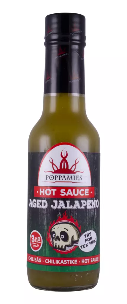 Poppamies aged jalopeno150ml - Majoneesit,maustekastikkeet ja tahnat - 6430034015390 - 1