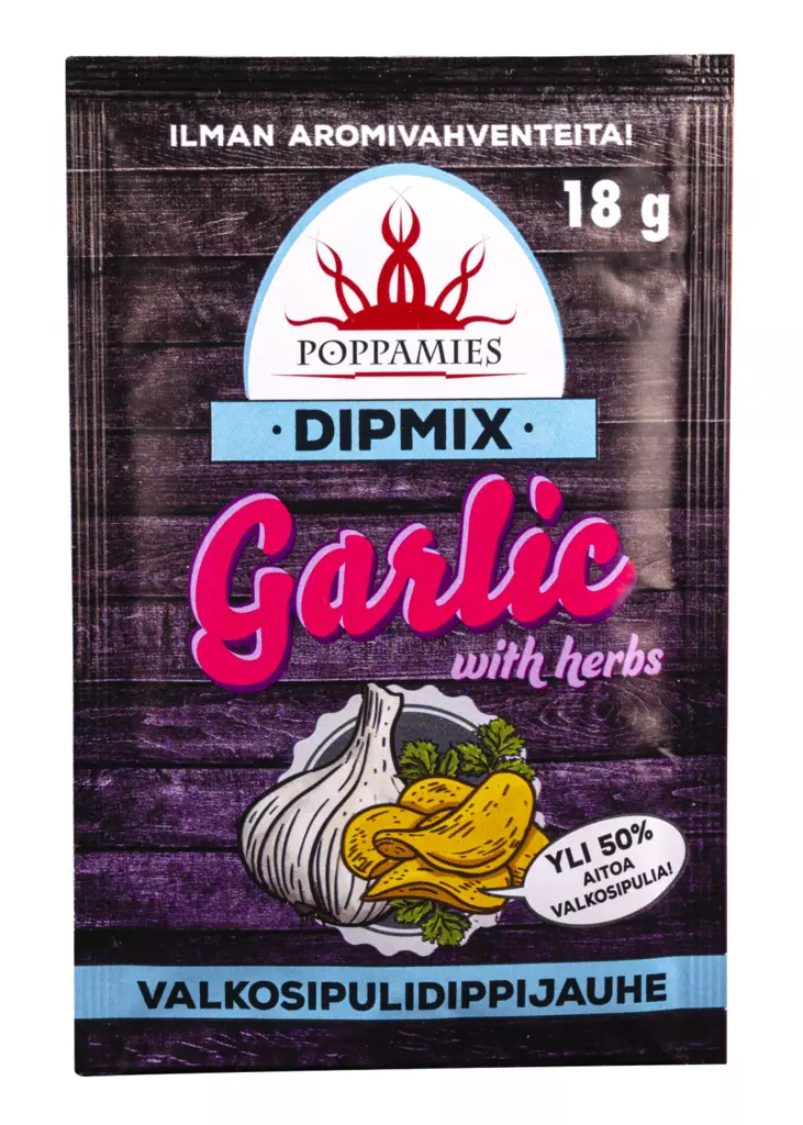 Poppamies garlic with herbs dipmix 18g - Mausteet - 6430034018940 - 1