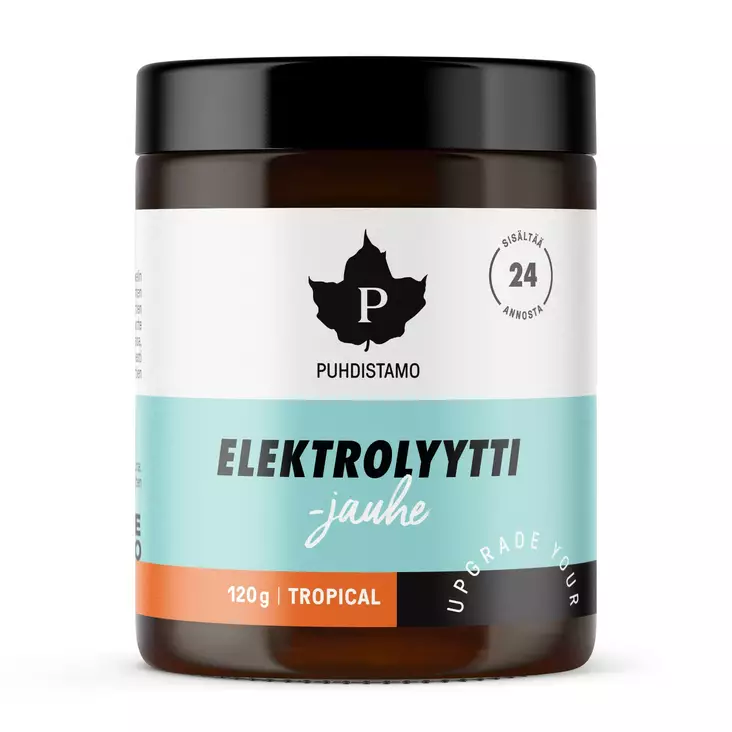 Puhdistamo Elektrolyyttijauhe Tropical 120g - Urheiluravinteet ja -valmisteet - 6430039225350 - 1