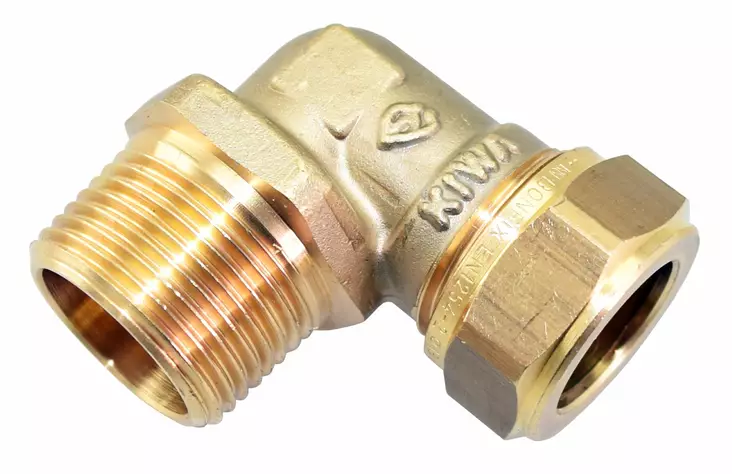 Puserrusliitin kulma 3/4-22 ulkok. - Puserrusliittimet - 6438140054890 - 1