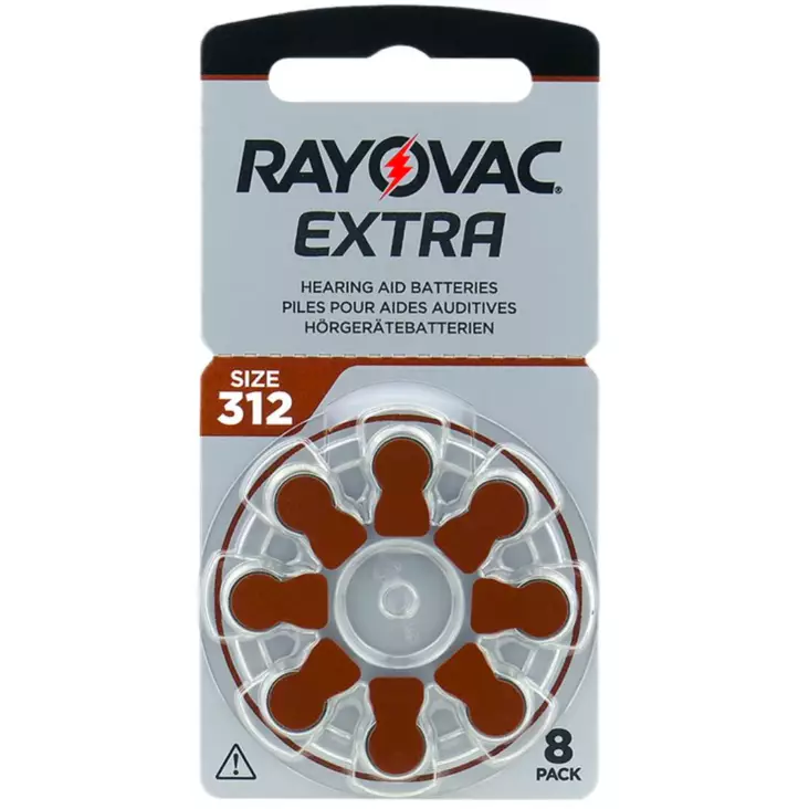 Rayovac Extra kuulokoje paristo 8kpl - Erikoisparistot - 5000252100980 - 1