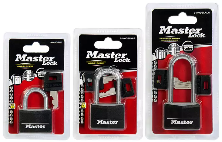 Riippulukko 40mm 38mm vinyyli - Lukot,lukitus ja nivelsalvat - 3520190931320 - 1