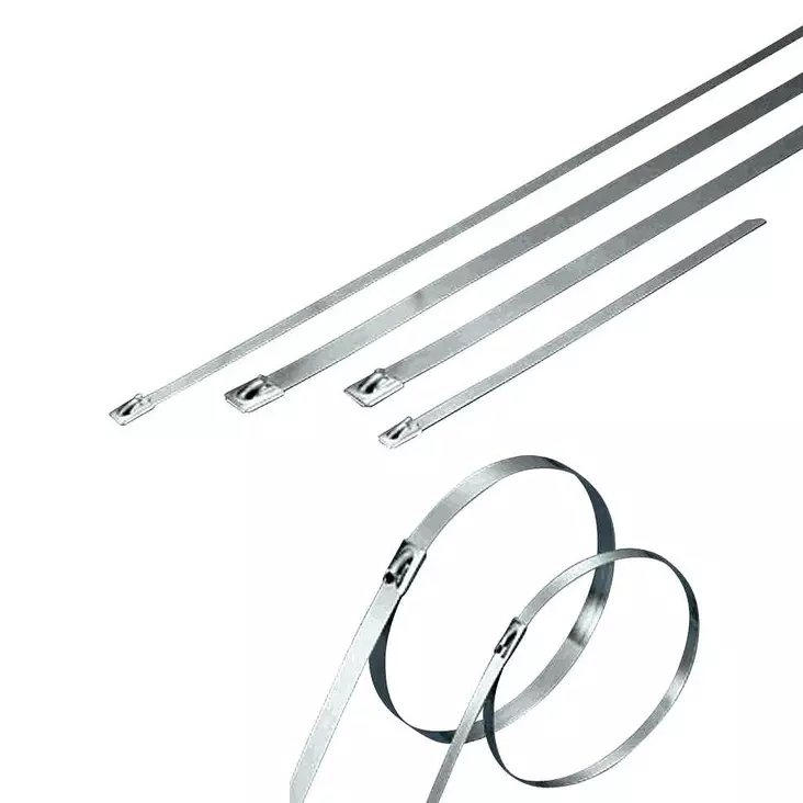 Ruostumaton nippuside 7.6 x 250mm 10 kpl - Nippusiteet - 6438152000830 - 1