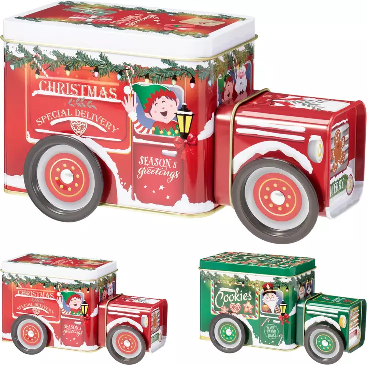 Säilytysrasia jouluauto 18,5x8x9cm - Joulu - 8721037600620 - 1