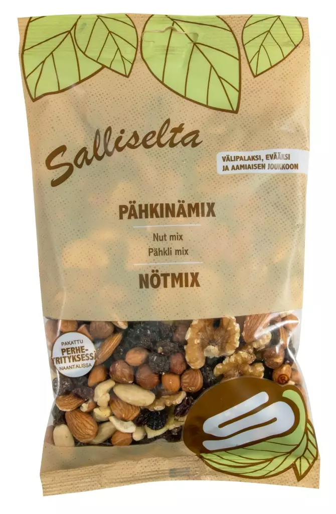 Salliselta Pähkinämix 400g - Pähkinät ja kuivatut hedelmät - 6436501016570 - 1