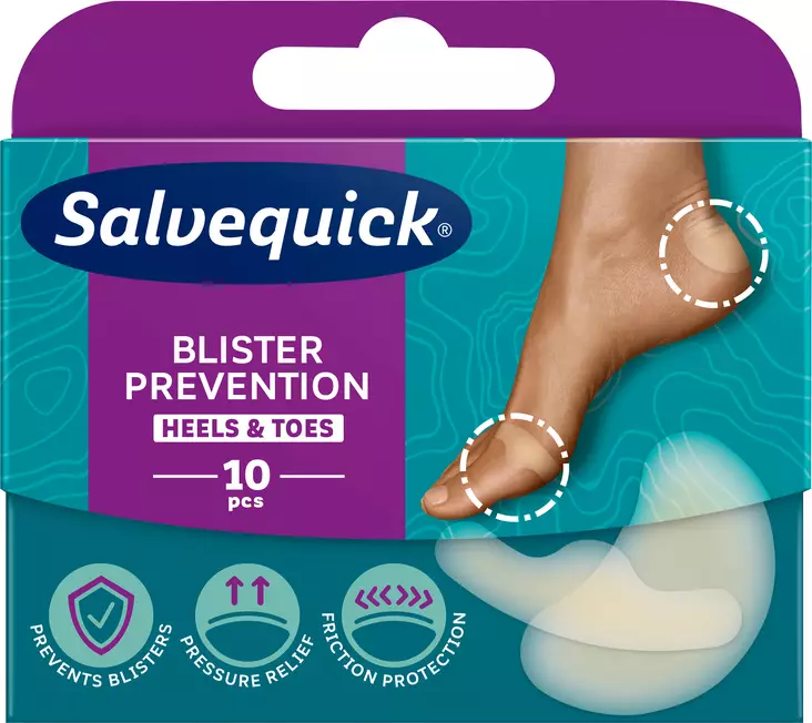Salvequick Rakkolaastari 10kpl Foot Care - Desifiointi ja laastarit - 7310616022260 - 1
