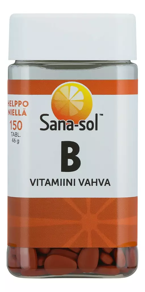 Sana-sol B-vitamiini Vahva -tabletti - Vitamiinit ja mineraalit - 5702071381310 - 1
