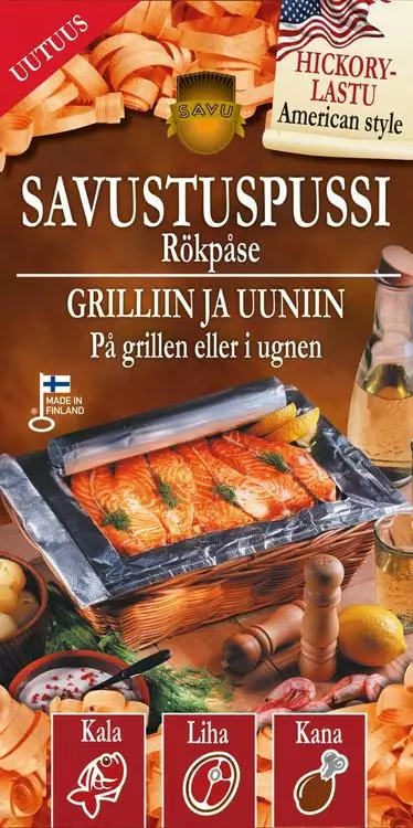 Savu Hickory savustuspussi - Makkara- ja paistopussi - 6423800230240 - 1