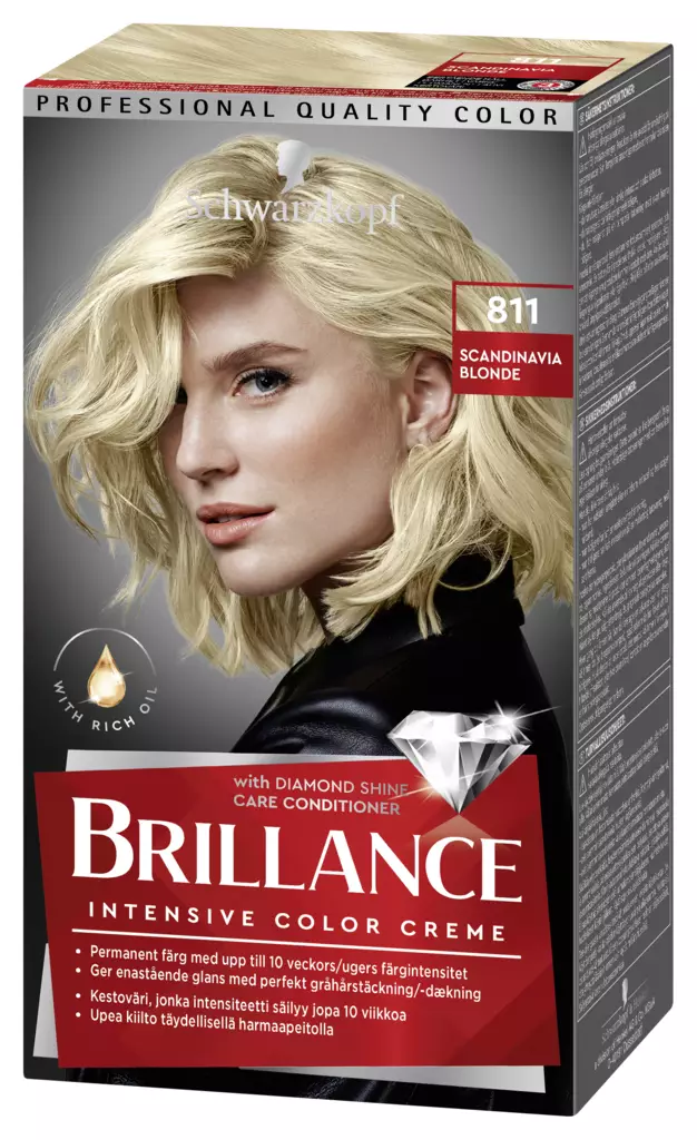 Schwarzkopf Brillance hiusväri 811 - Hiusvärit - 4015000240000 - 1