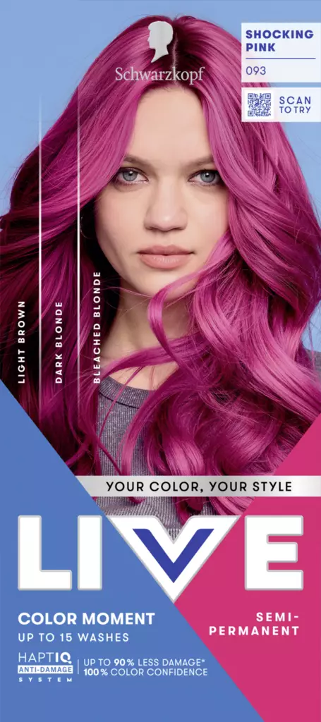 Schwarzkopf Live UB Shocking pink - Hiusvärit - 7332531132060 - 1