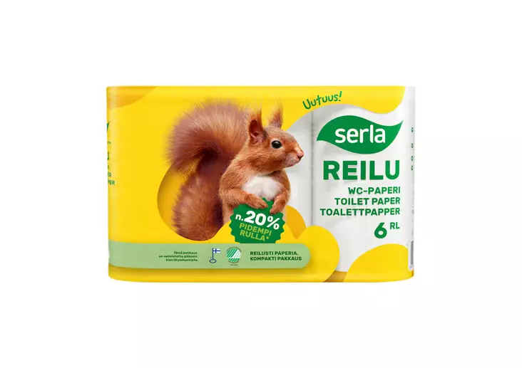 Serla REILU wc-paperi 6rll - Talouspaperit - 6414301098750 - 1