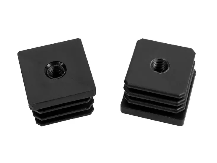 Sisätulppa 35X35mm+kierre M10 musta - Tulpat ja huopatassut - 6414675113820 - 1