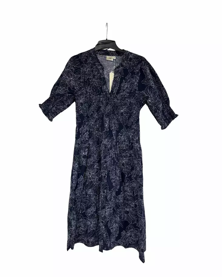 Soda seersucker mekko navy/white - Naisten mekot - 733056417227 - 1