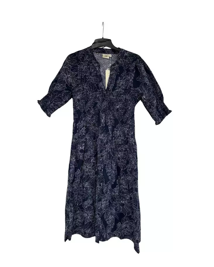 Soda seersucker mekko navy/white - Naisten mekot - 733056417227 - 1