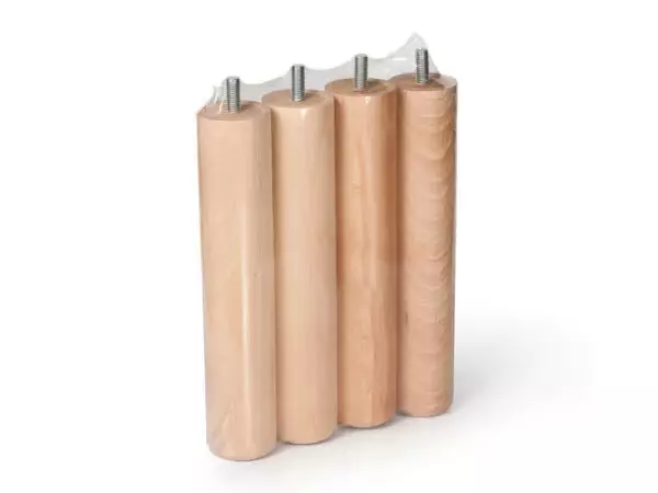 Sohvanjalka Pyökki suora 50x250mm M10 4kpl - Kalustehelat - 6414676029120 - 1