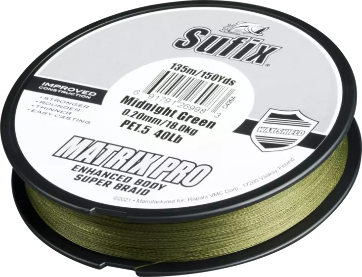 Sufix Matrix Pro 135m 0,20mm 18,0kg - Siimat - 024777698840 - 1