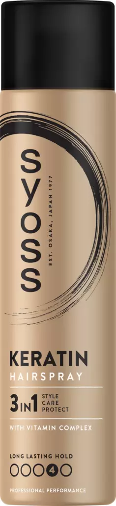 Syoss Keratin Hairspray 400 ml - Hiuskiinteet - 7332531123570 - 1